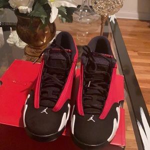 Jordan Retro 14 red, black and white